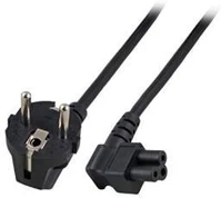 Act AK5007 powercord mains connector schuko cee 7/7 male (angled) - c5 (angled) iec 5m kép