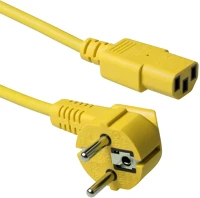 Act AK5142 Powercord mains connector Schuko CEE 7/7 male (angled) - C13 IEC 60320 1,8m kép