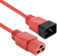 Act AK5362 Powercord c20 male - c21 famale 2m red kép