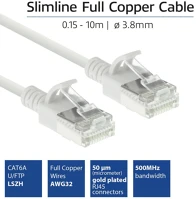 Act DC6930 Cat6a u-ftp patch cable 0,15m white kép
