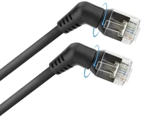 Act DD1910 Cat6a u-ftp patch cable 10m black kép