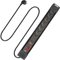 Act AC2425 Power strip cube e socket hálózati elosztó 3din 1,5m white kép
