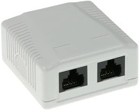 Act FA6002 Surface mounted box unshielded 2 ports cat6 kép