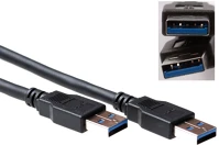 Act SB3010 Usb 3.0 a male to usb a male 0,5m black kép
