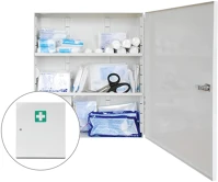 Actiomedic H65418-036-00600 Fém elsősegély szekrény din 13 169 kép