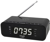 Adler AD1192B Ébresztőóra vezeték nélküli töltővel kép