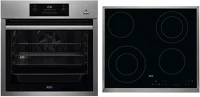 Aeg BES351111M + HK634021XB Beépíthető sütő + beépíthető főzőlap kép