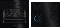 Aeg BSE778380B + HKB64453NB Beépíthető sütő + beépíthető főzőlap kép