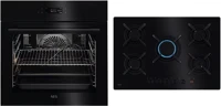 Aeg BSE798380B + HKB75453NB Beépíthető sütő + beépíthető főzőlap kép