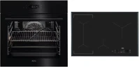 Aeg BSE798380B + IAE84881FB Beépíthető sütő + beépíthető főzőlap kép