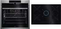 Aeg BSE988330M + HKB75453NB Beépíthető sütő + beépíthető főzőlap kép