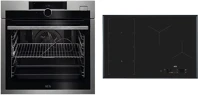 Aeg BSE988330M + IAE84851FB Beépíthető sütő + beépíthető főzőlap kép
