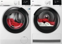 Aeg LFR61944BE + TR719G4E Mosógép + szárító kép