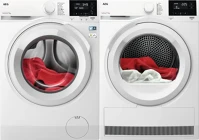Aeg LFR71862BE + TR718WE Mosógép + szárító kép