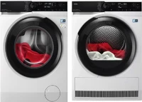 Aeg LFR73944QE + TR839P4CE Mosógép + szárító kép