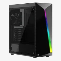 Aerocool ACCM-PV14013.11 Shard tg rgb atx fekete edzett üveg () kép