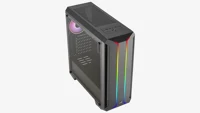Aerocool SKYLINE-A-BK-V2 Skyline a-bk-v2 window black kép