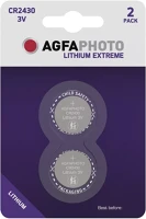 Agfaphoto APCR2430B2 Gombelem  lithium cr2430 2 darabos kép