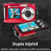 Agfaphoto COR_ADFAGWP8000RD Fényképezőgép, kompakt, digitális, vízálló,  