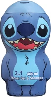 Air-val international. s.a. DA503XSZWY8411114095394 Disney stitch 2in1 tusfürdő és sampon, 400 ml kép