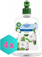 Air wick DA503XSZWYK5999109543295 Active fresh utántöltő 228 ml fresh cotton karton - 4 db kép