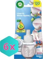 Air wick DA503XSZWYK5999109545961 Elektromos illatosító utántöltő 19ml linen & white orchid karton - 6 db kép