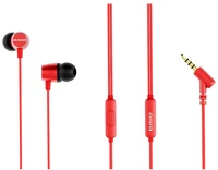 Aiwa ESTM-30RD Vezetékes mikrofonos piros fülhallgató kép