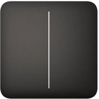 Ajax SOLOBUTTON-2GANG-BLACK Solobutton kapcsoló - 2 gomb - fekete színű kép