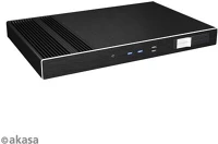 Akasa A-ITX51-M1B Galileo tu plus - ventilátor nélküli mini-itx case - kép