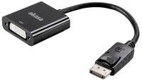 Akasa AK-CBDP05-20BK Displayport - dvi-d adapter fekete kép
