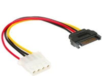 Akasa AK-CBPW03-15 4pin molex - sata adapter kábel 15cm kép
