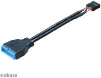 Akasa AK-CBUB19-10BK Alaplapi eszköz adapter kép