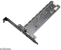 Akasa AK-RLD-03 Pci express kártya - vegas 8x rgb led világítást vezérlő xl - kép
