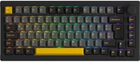 Akko 5075SBLACK-AMPGOLDV3PROCREAMYELLOW 5075s v3 pro cream yellow rgb keyboard black/gold uk kép