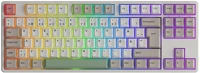 Akko 5087B 5087b plus 9009 retro cs wine red rgb keyboard white uk kép