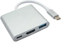 Akyga AK-AD-57 Type c / 3.0 / type c / hdmi hub kép