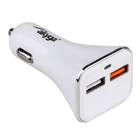 Akyga AK-CH-08 Akyga ak-ch-08 usb adapter 12-24v/5v/3a 2usb white