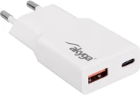Akyga AK-CH-27 Gan 30w univerzális hálózati töltő adapter fehér (qc3.0) kép