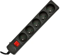 Akyga AK-SP-05B Surge protector black kép