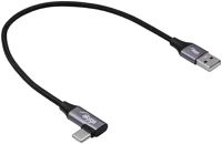 Akyga AK-USB-58 Usb a (m) / usb type c (m) 60w cable 0,3m black kép