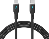 Akyga AK-USB-67 Usb-c to usb-c 60w cable 1m black kép