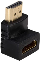Akyga TF5901720130112 Ad-01 adapter - hdmi / hdmi hub porttal, 90 fokban elfordított, fekete kép
