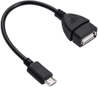 Akyga TF5901720130679 Adapter:  ad-09 - usb / microusb adapter fekete kép