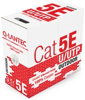 Alantec KIU5OUTS305Q Hálózati kábel fekete 305 m cat5e u/utp (utp) kép