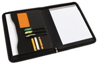 Alba COR_IAL2502 Konferencia mappa, cipzáras, műbőr, fekete kép