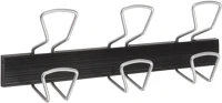 Alba PMPRO3M Ruhafogas, fali, fém, 3 db fém akasztóval, fekete/ezüst kép
