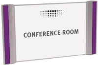 Alba SIGNA5M Információs tábla, fali, 269x154 mm, kép