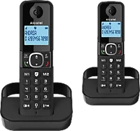 Alcatel F860 DUO FEKETE F860 duo fekete dect telefon kép