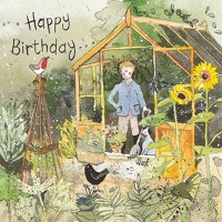 Alex clark AC213 Képeslap  borítékkal, 14x14 cm, üvegház kép