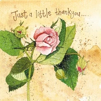 Alex clark AC782 Képeslap  borítékkal, 14x14 cm, rózsa thank you kép